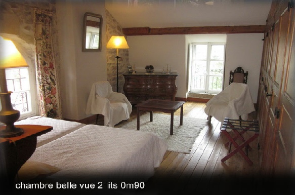 chambre belle vue du chateau massal